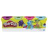 Пластилин PLAY-DOH Hasbro, 4 цвета, 546 г, баночки в коробке, B5517