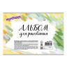 Альбом для рисования, А4, 12 листов, скоба, обложка картон, с раскраской, ЮНЛАНДИЯ, 200х283 мм, "Собачки" (2 вида), 105043