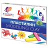 Пластилин классический ЛУЧ "Классика", 10 цветов, 200 г, со стеком, картонная упаковка, 7С304-08