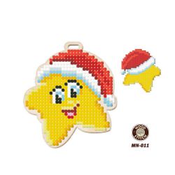 Набор для вышивания WoodStitch "Новогодняя игрушка. Звездочка", 7*8, MN-011