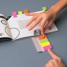 Закладки клейкие POST-IT, бумажные, 12,7 мм, 5 цветов х 100 шт., 670-5AU