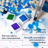 Акварель художественная кюветы НАБОР 48 цветов по 3,5 г, пластиковый кейс, BRAUBERG ART CLASSIC, 191772